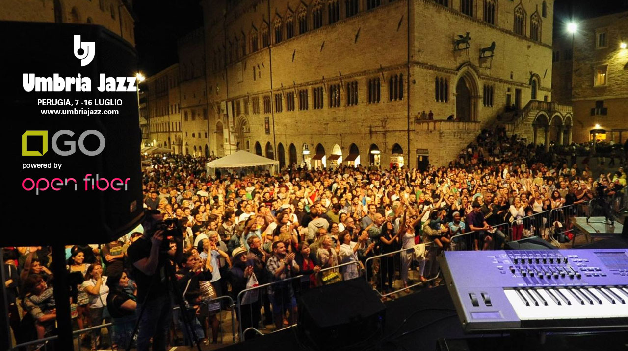 Umbria Jazz 2017 va più veloce con la fibra di Open Fiber